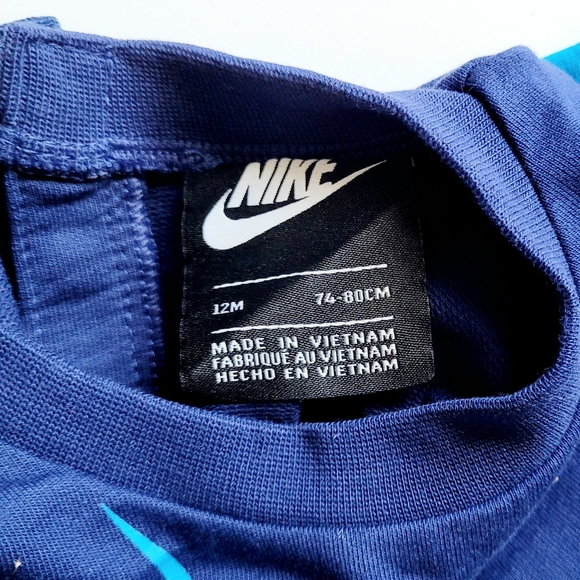 Nike Infant Coverall Blue Void 12 Month - Picture 4 of 4